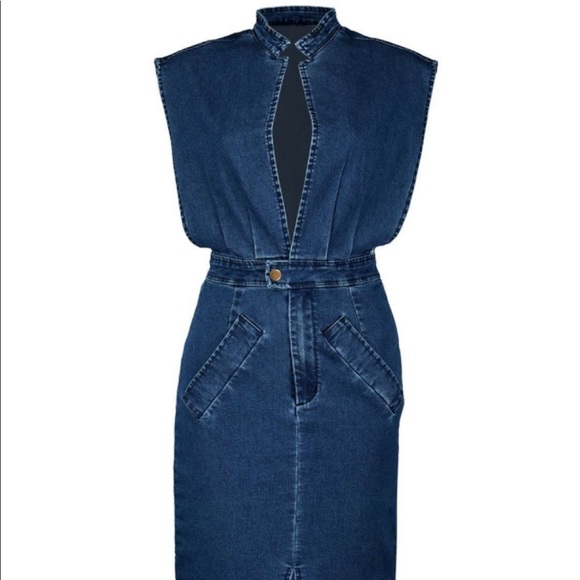 boohoo jeans dress